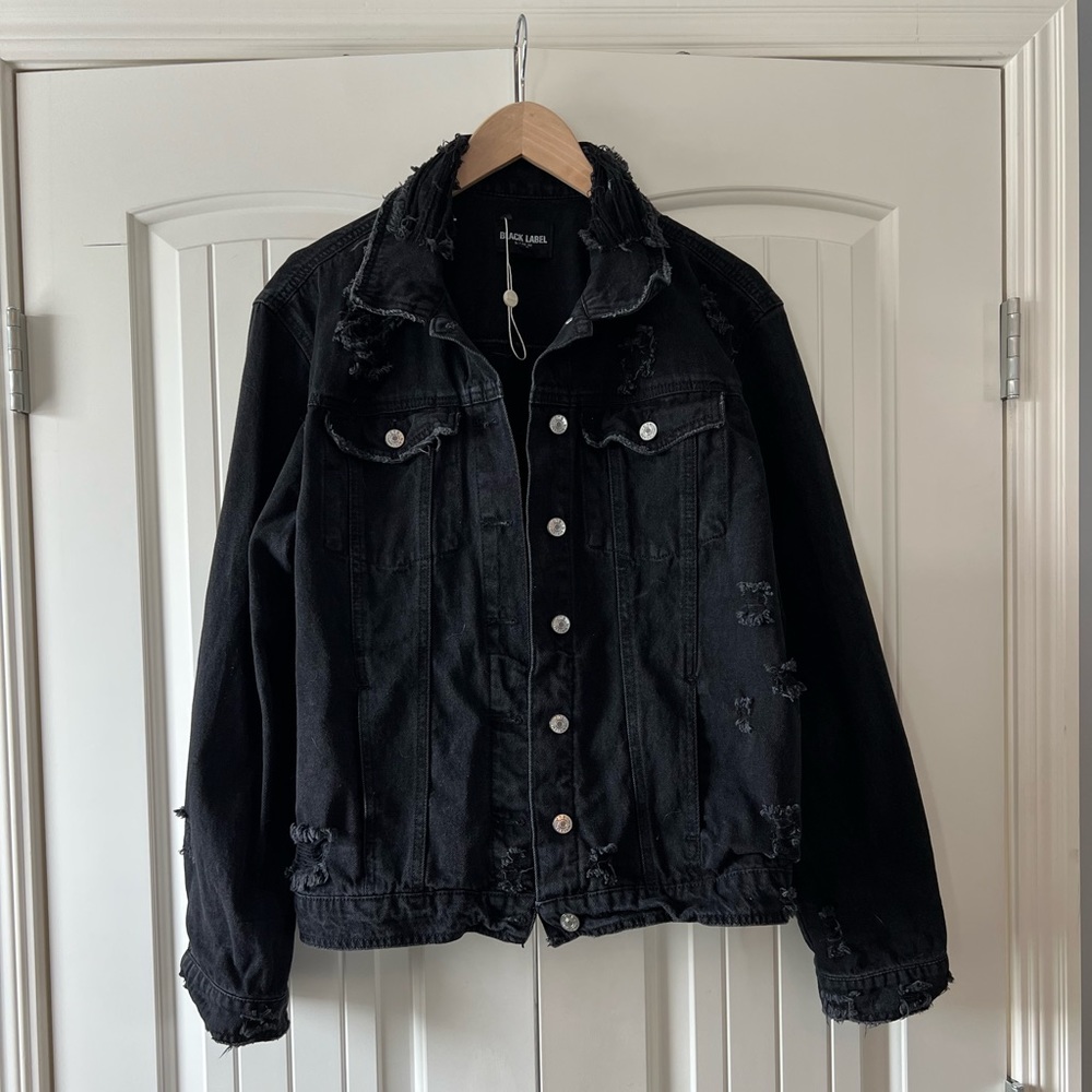 Bohme x Black Label Leland Distressed Denim Jacket